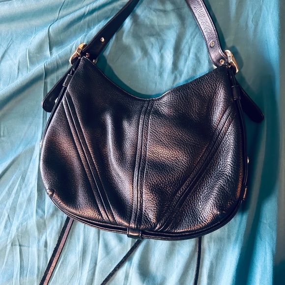 Botkier TRIGGER Black Studded Leather Hobo mini Shoulder Bag - Picture 5 of 6